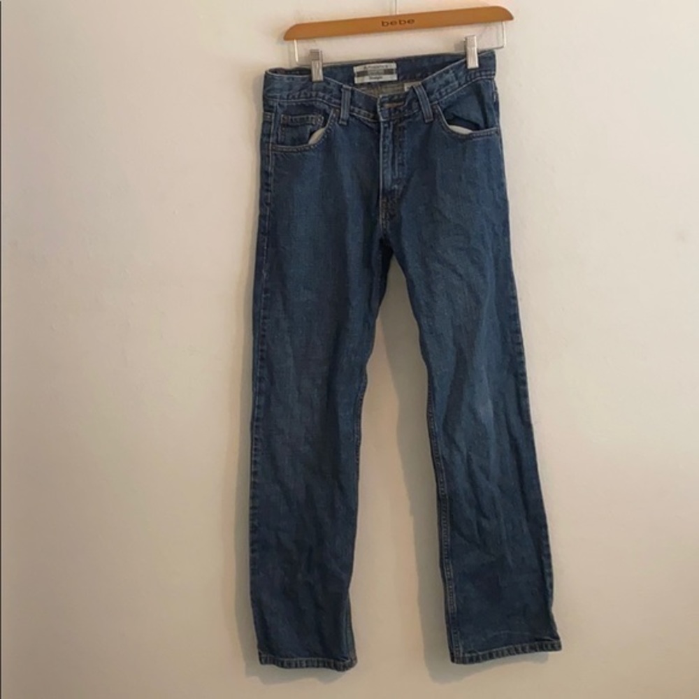 Levi’s size 16 straight blue jeans kids